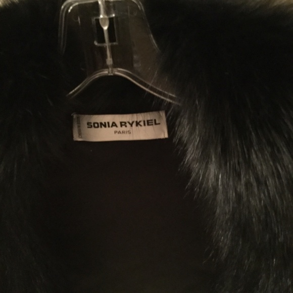 Black Mink vest by Sonia Rykiel Paris - Picture 2 of 2
